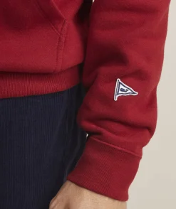 Sweatpants & Sweatshirts<Vineyard Vines Clean Fleece Graphic Hoodie Sangria