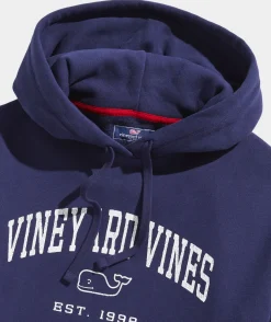 Sweatpants & Sweatshirts<Vineyard Vines Clean Fleece Graphic Hoodie Nautical Navy