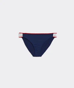 Swim & Cover-Ups<Vineyard Vines Colorblock Coverstitch Bikini Bottom Deep Bay