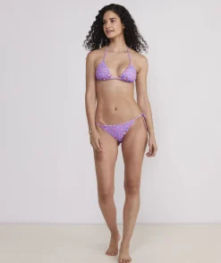 Swim & Cover-Ups<Vineyard Vines Colorblock Coverstitch Bikini Top Deep Bay