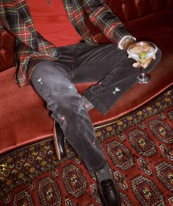Pants & Chinos<Vineyard Vines Corduroy Pants Martinis Jet Black