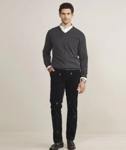 Pants & Chinos<Vineyard Vines Corduroy Pants Martinis Jet Black