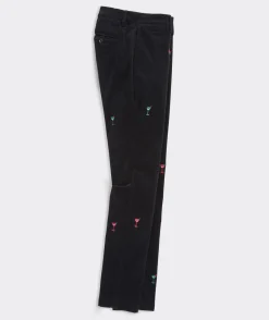 Pants & Chinos<Vineyard Vines Corduroy Pants Martinis Jet Black