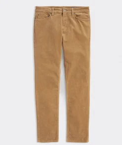 Pants & Chinos<Vineyard Vines Corduroy 5-Pocket Pants Officer Khaki