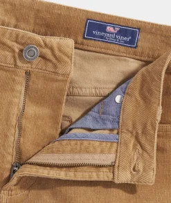 Pants & Chinos<Vineyard Vines Corduroy 5-Pocket Pants Officer Khaki