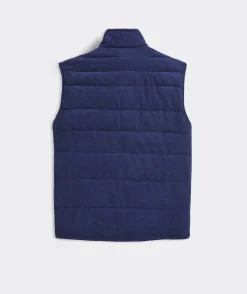 Jackets & Vests<Vineyard Vines Corduroy Puffer Vest Nautical Navy