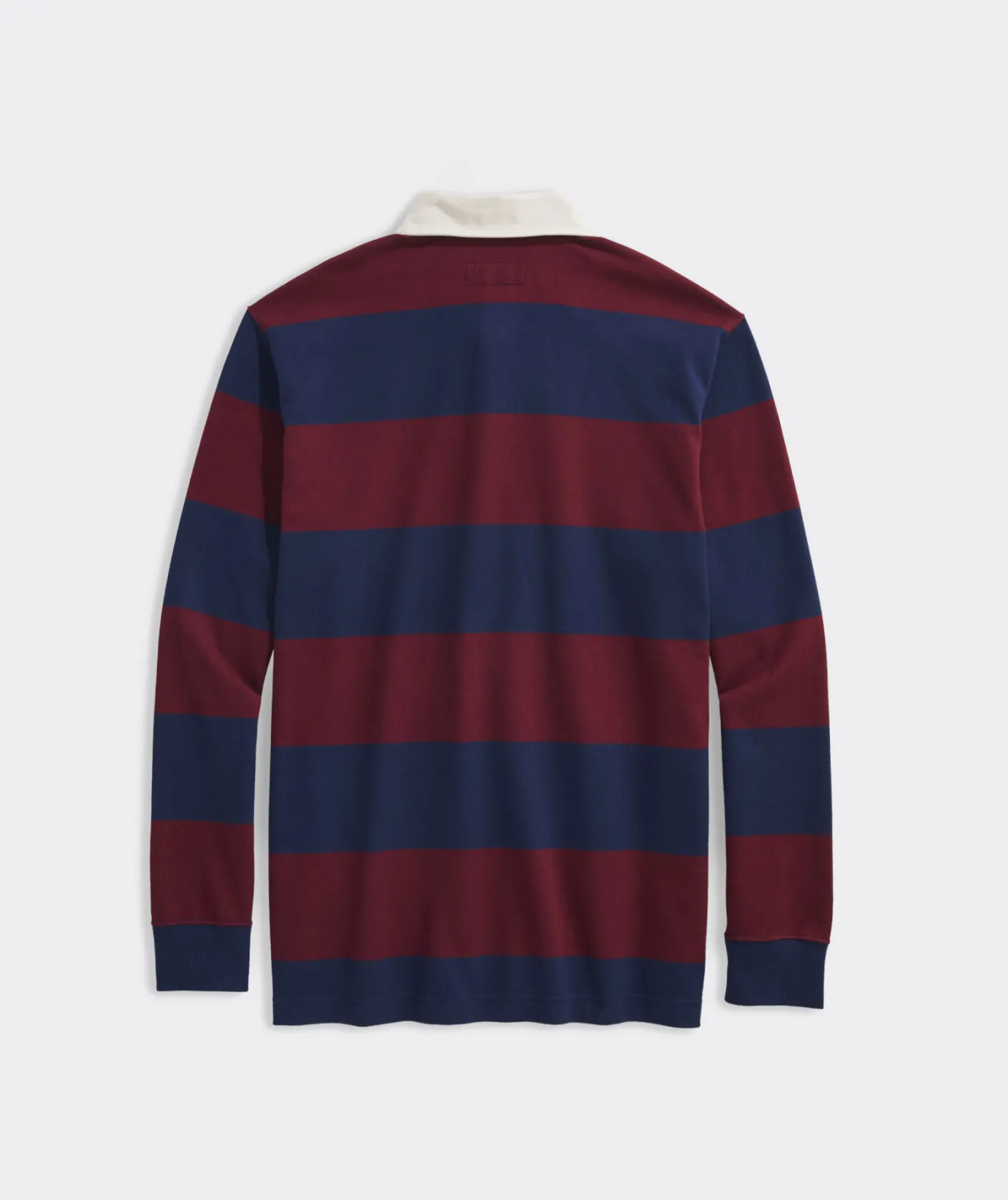 Polos<Vineyard Vines Cotton Rugby Shirt Naut Navy/Crimson