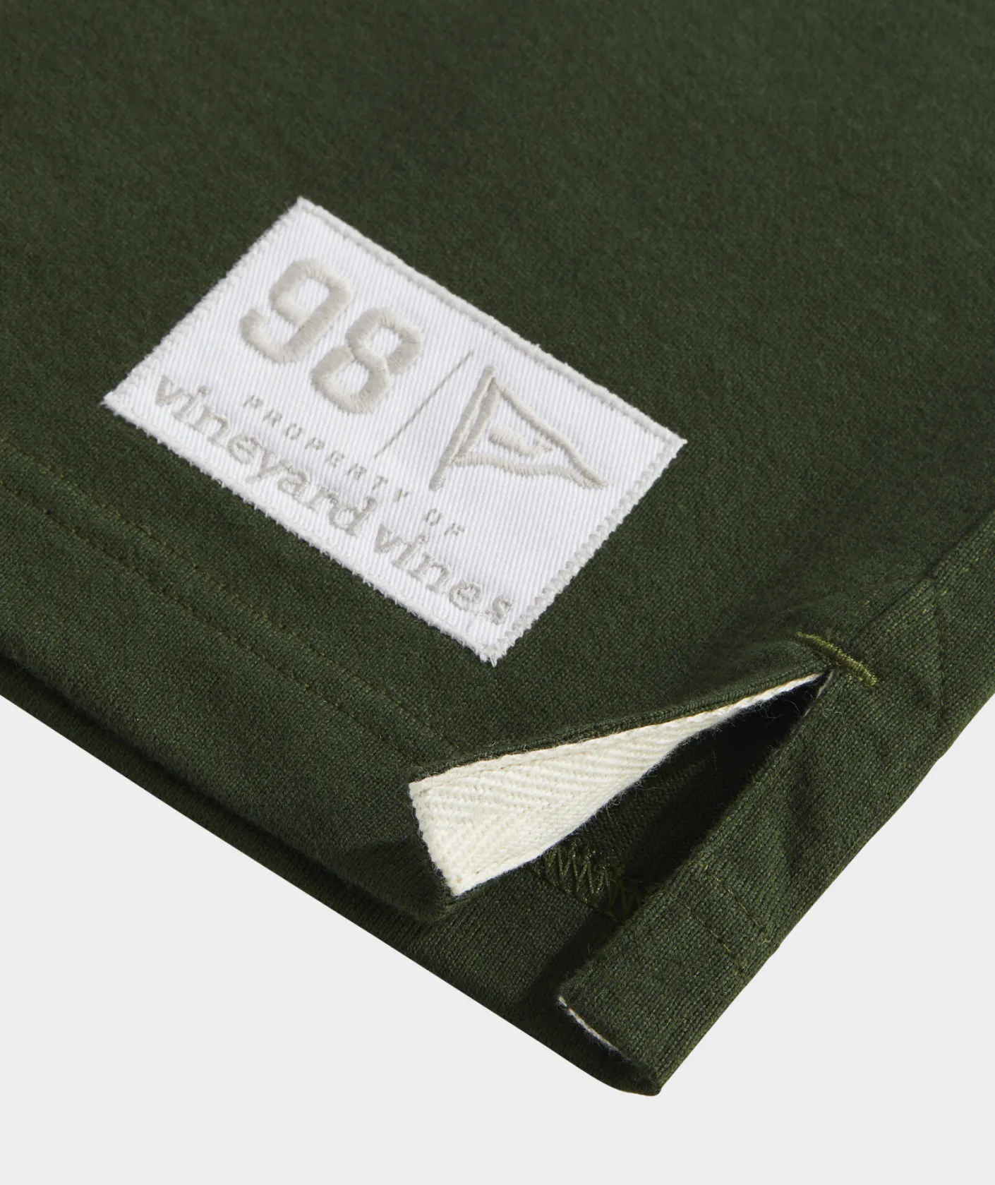 Polos<Vineyard Vines Cotton Rugby Shirt Forest Olive