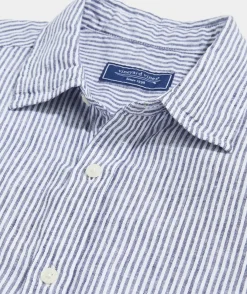 Mens|Button-Down Shirts<Vineyard Vines Cotton Short-Sleeve Micro Floral Shirt Flr Micro Chpy Mall