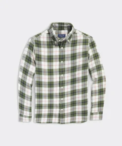 Button-Down Shirts<Vineyard Vines Cotton Twill Plaid Shirt Pld Cypress