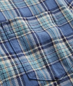 Button-Down Shirts<Vineyard Vines Cotton Twill Plaid Shirt Blue Moon