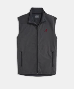 Tees For Men|Tees<Vineyard Vines Crossed Skis Long-Sleeve Harbor Performance Tee Grey Heather