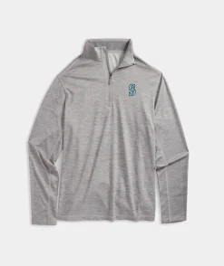 Denver Broncos<Vineyard Vines Denver Broncos Sankaty Quarter-Zip Granite