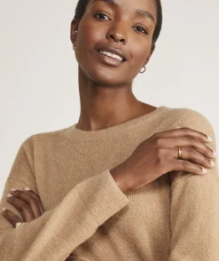 Sweaters<Vineyard Vines Diamond Pointelle Seaspun Cashmere Sweater Powder