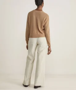 Sweaters<Vineyard Vines Diamond Pointelle Seaspun Cashmere Sweater Powder