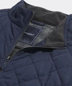 Jackets & Vests<Vineyard Vines Dorset Quilted Vest Nautical Navy