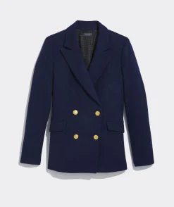 Jackets & Vests<Vineyard Vines Double Breasted Wool Blazer Nautical Navy