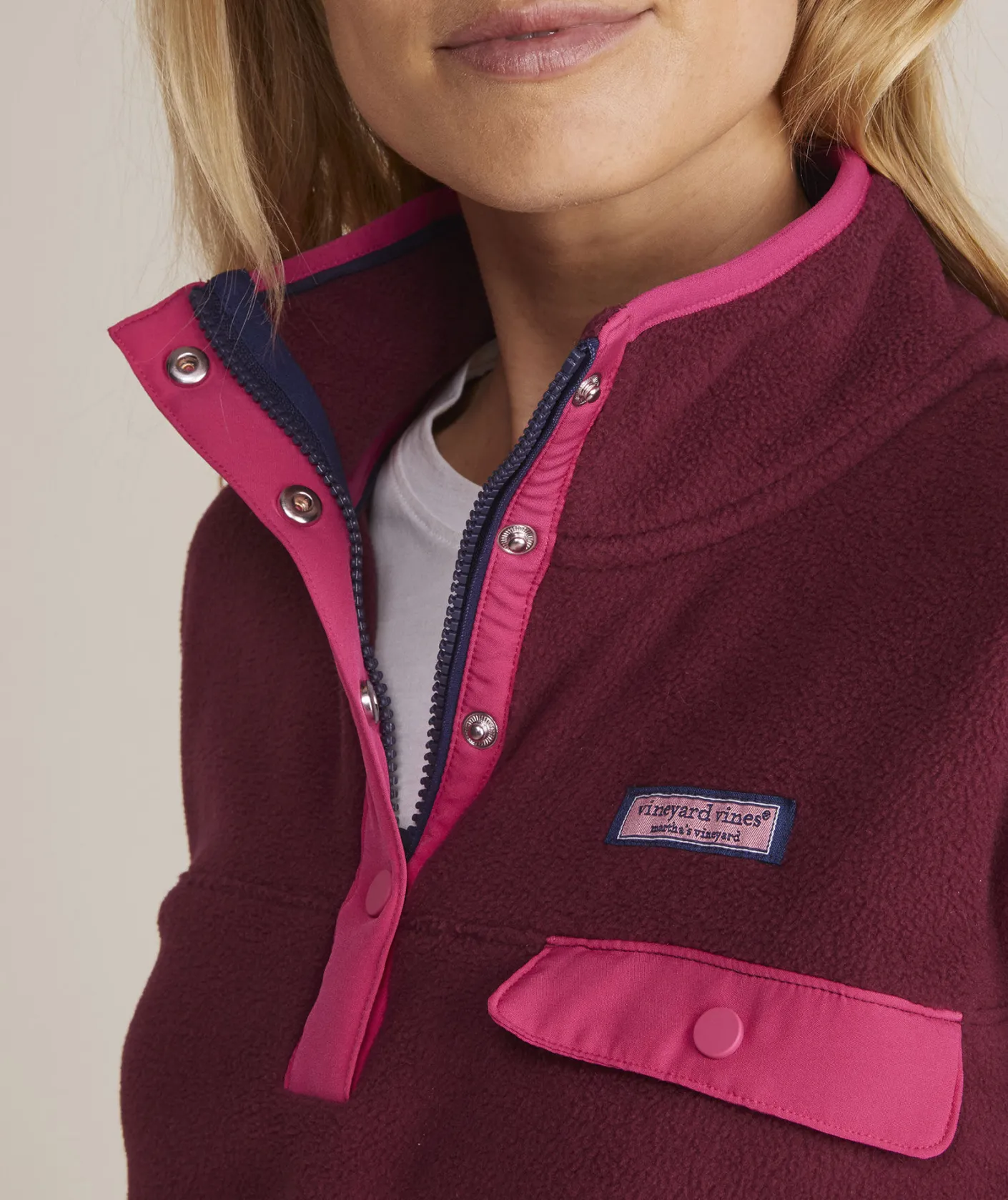 Sweatshirts & Sweatpants<Vineyard Vines Dreamcloth® Shimmer Relaxed Shep Shirt™ StrwbryCrmHthrShmmr