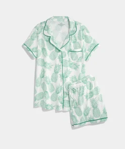 Pajamas|Tees<Vineyard Vines Dreamcloth® Waffle Henley Oatmeal Heather