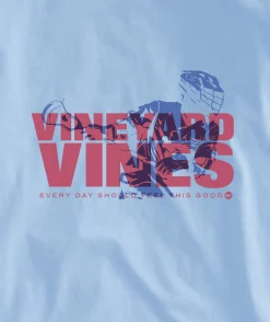 Tees<Vineyard Vines Drive The Lacrosse Net Long-Sleeve Pocket Tee Jake Blue