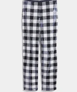 Pants & Denim<Vineyard Vines Embroidered Stretch Velvet Pants Jet Black