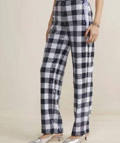 Pants & Denim<Vineyard Vines Embroidered Stretch Velvet Pants Jet Black