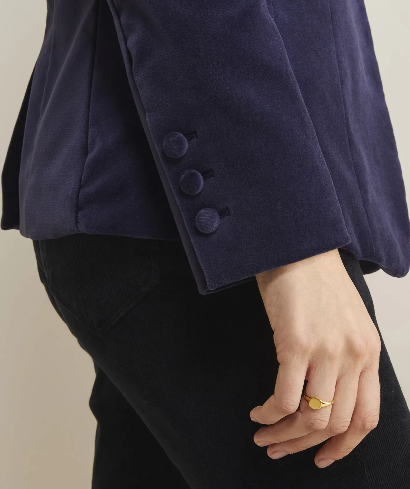 Jackets & Vests<Vineyard Vines Embroidered Velvet Blazer Jet Black