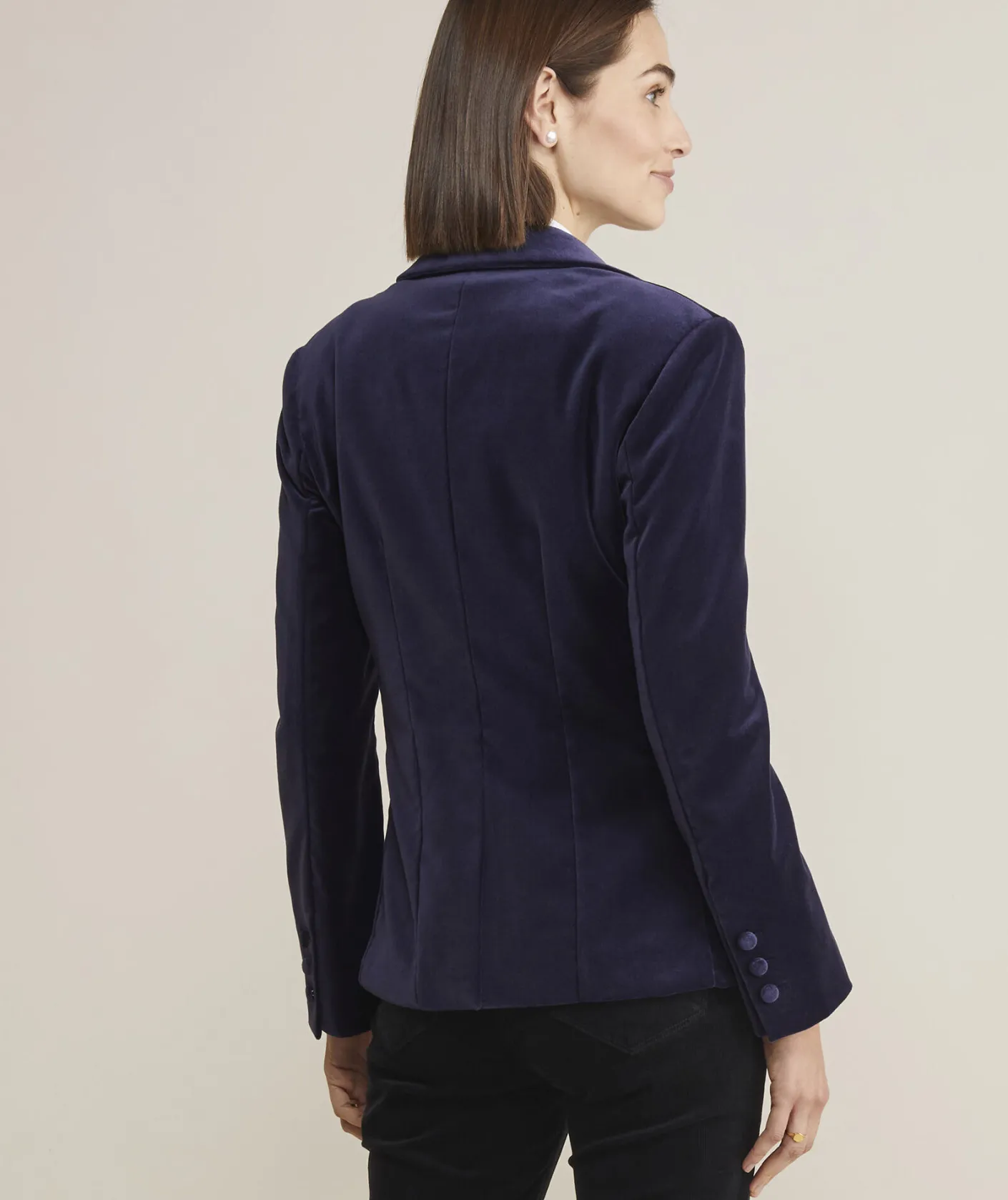 Jackets & Vests<Vineyard Vines Embroidered Velvet Blazer Jet Black