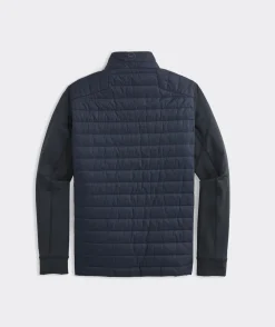 Jackets & Vests<Vineyard Vines Fairhaven Golf Jacket Htooth - Jet Black