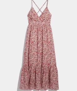 Dresses & Skirts<Vineyard Vines Fenwick Paisley Sconset Maxi Dress Paisley -Marshmallow