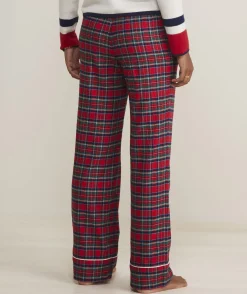 Pajamas<Vineyard Vines Flannel Pajama Set Plaid- Marshmallow