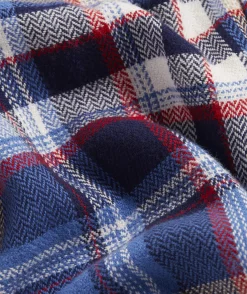 Button-Down Shirts<Vineyard Vines Flannel Plaid Herringbone Workshirt Blue Moon