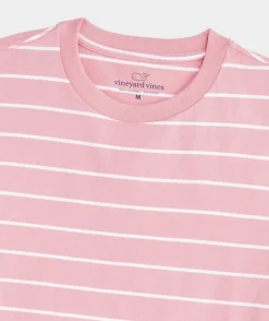 Tees<Vineyard Vines Foredeck Striped Short-Sleeve Tee Foredck Strp- Cayman