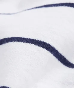 Tees<Vineyard Vines Foredeck Striped Short-Sleeve Tee FD Stripe - White
