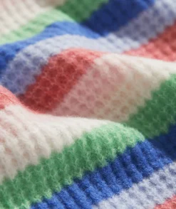 Sweaters|Sweatshirts & Sweatpants<Vineyard Vines Girls' Breton Stripe Mockneck Sweater Iris Heather