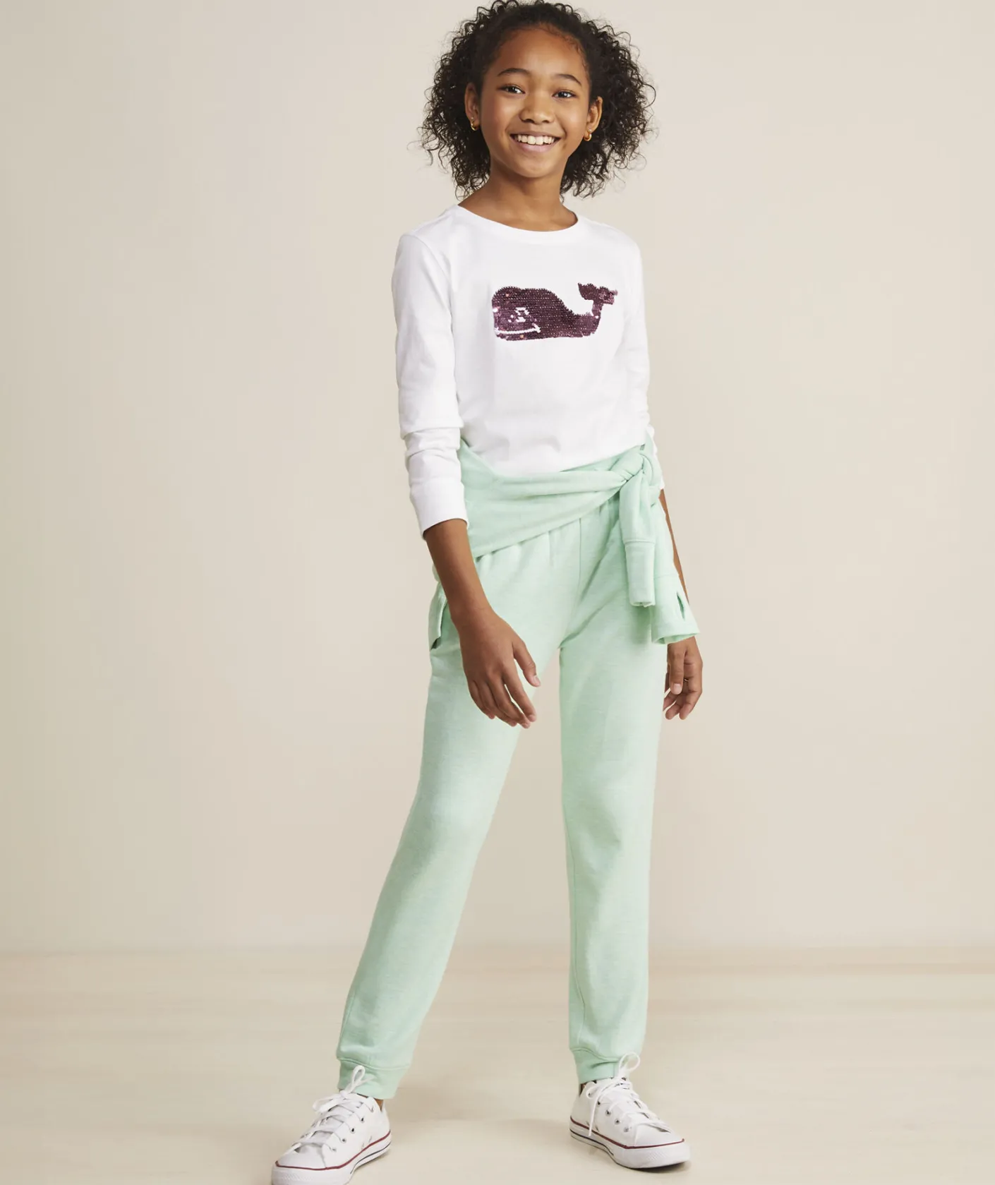 Sweaters<Vineyard Vines Girls' Classic Cable Cardigan Island Paradise