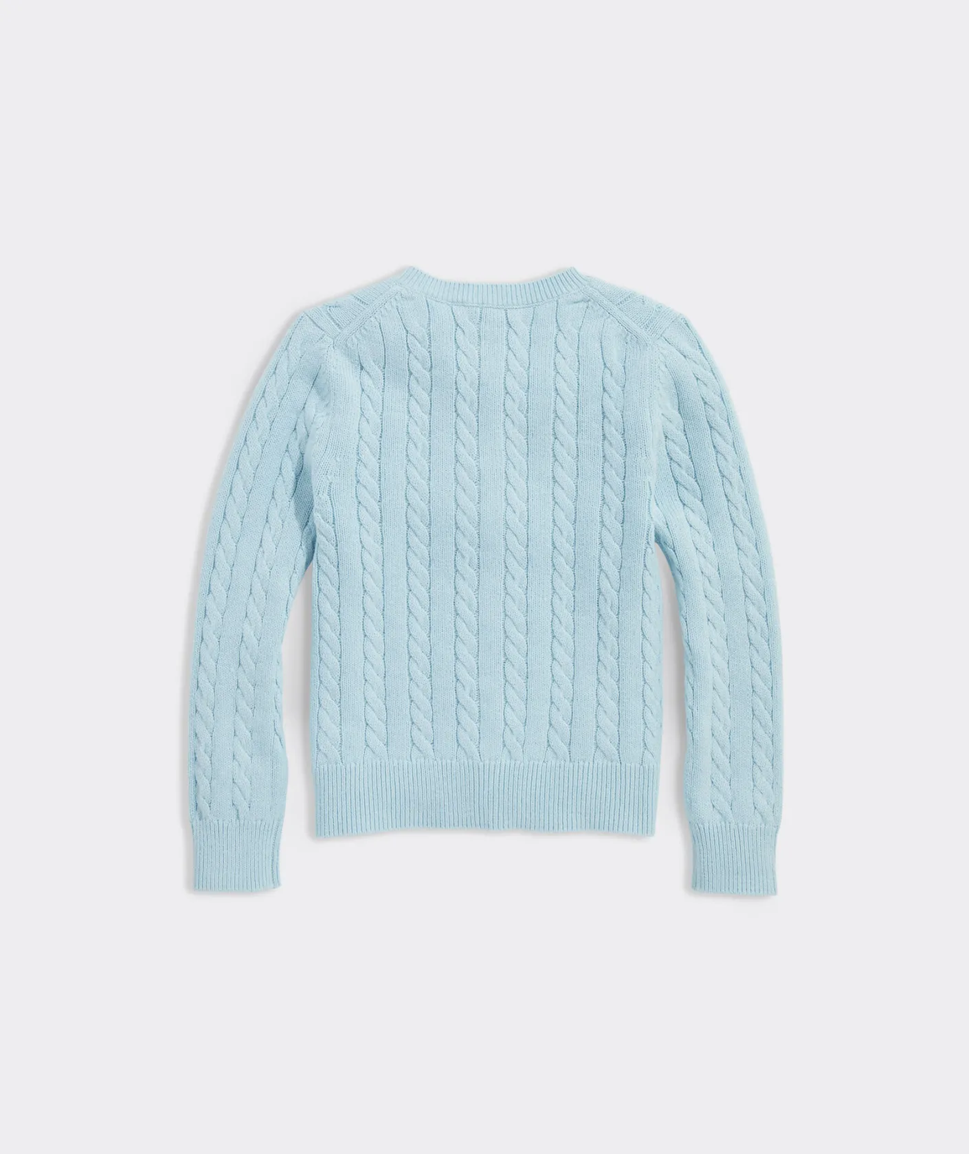 Sweaters<Vineyard Vines Girls' Classic Cable Cardigan Light Gray Heather