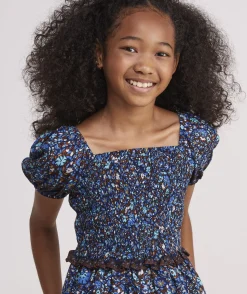 Dresses<Vineyard Vines Girls' Cord Popover Dress Rhododendron