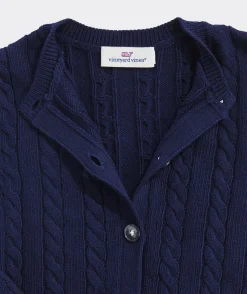 Sweaters<Vineyard Vines Girls' Embroidered Whale Rollneck Sweater Marshmallow