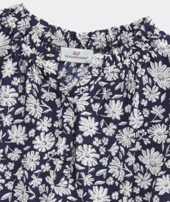Dresses|Kids<Vineyard Vines Girls' Eyelet Drop-Waist Dress White Cap