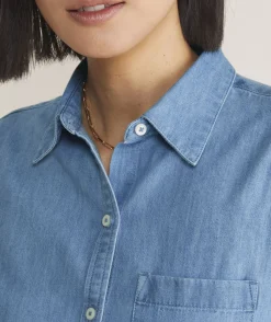 Kids|Tops, Tees & Polos<Vineyard Vines Girls' Eyelet Puff-Sleeve Top White Cap