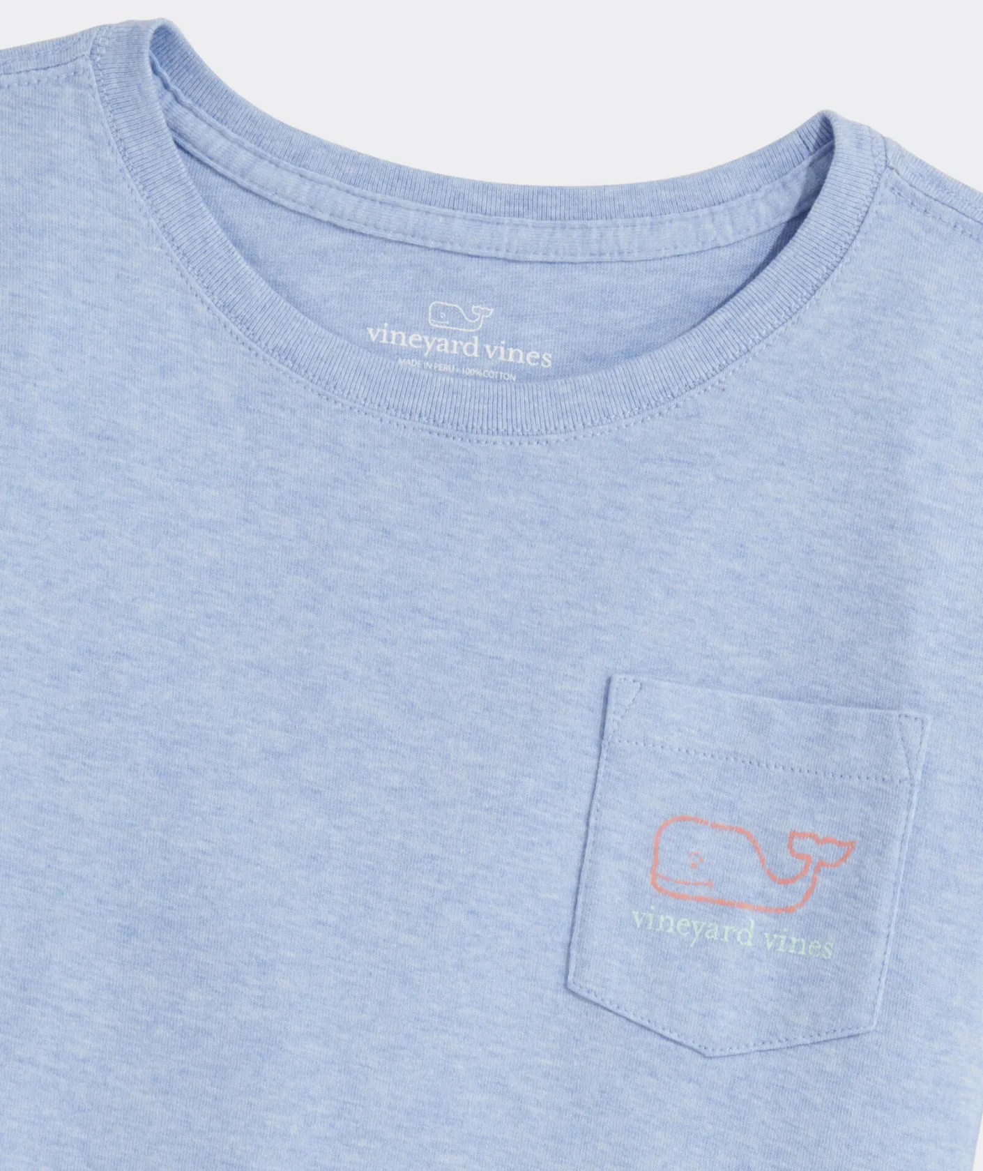 Tops, Tees & Polos<Vineyard Vines Girls' First Down the Slopes Long-Sleeve Pocket Tee Mist Green
