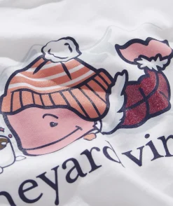 Tops, Tees & Polos<Vineyard Vines Girls' Flip Sequin Shamrock Short-Sleeve Tee Mint Sprig