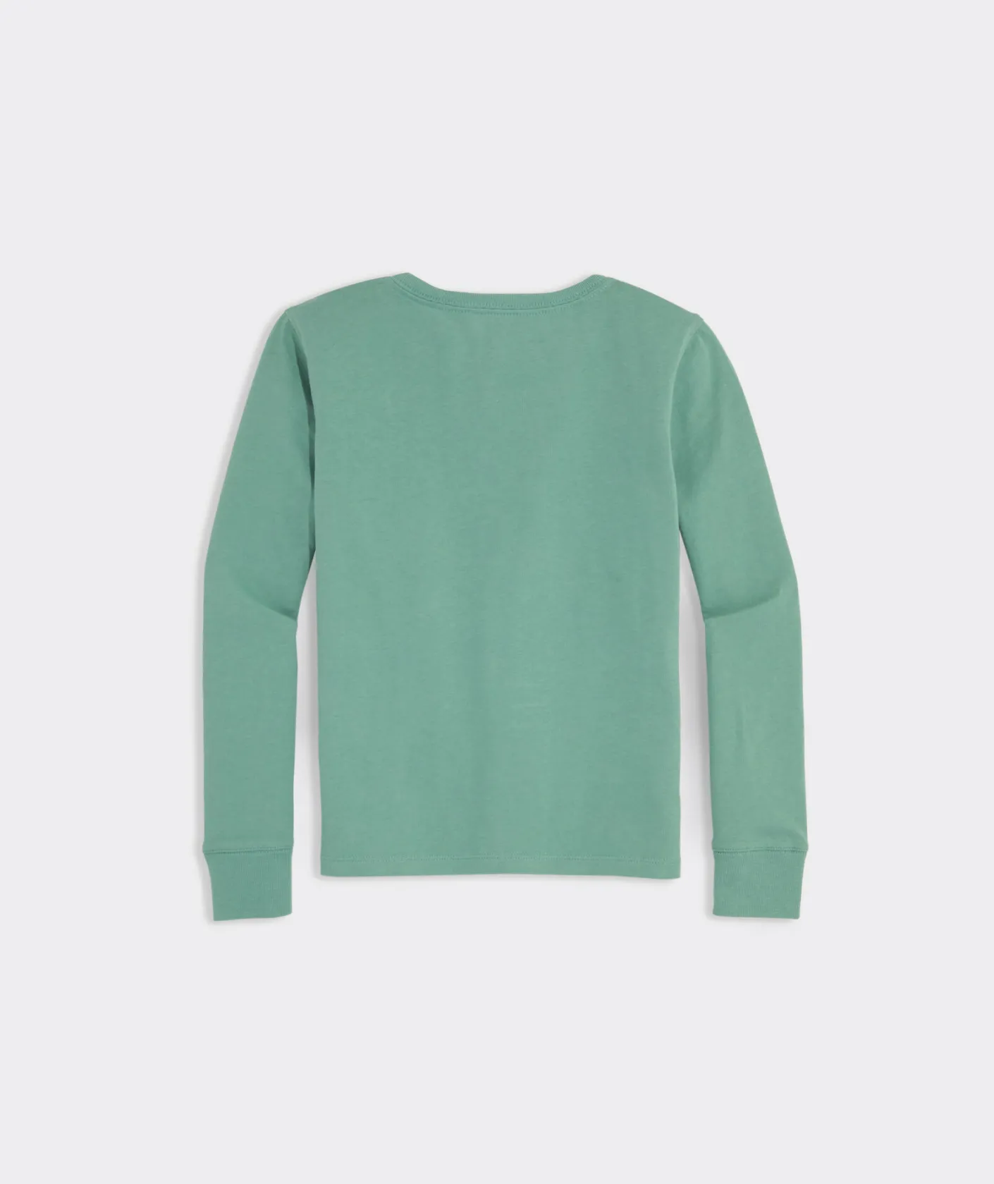 Tops, Tees & Polos<Vineyard Vines Girls' Glitter St. Patrick's Day Whale Long-Sleeve Pocket Tee Gumdrop