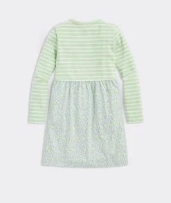 Tops, Tees & Polos<Vineyard Vines Girls' Glitter Long-Sleeve Tee Starboard Green