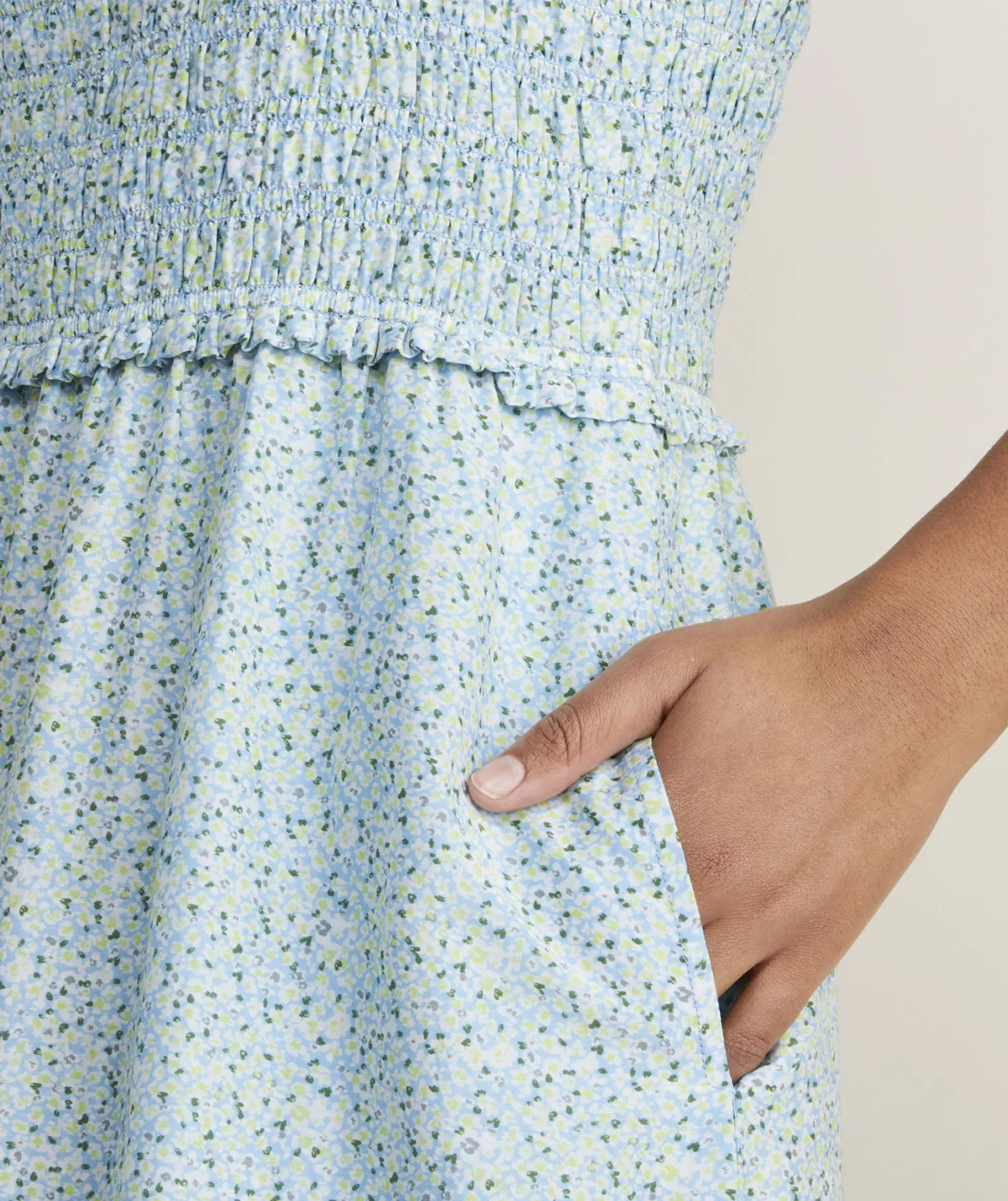 Kids|Swim & Cover-Ups<Vineyard Vines Girls' Harbor Coverup Cornflower/White Cap
