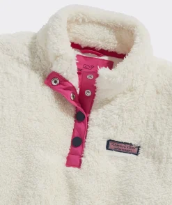 Jackets, Blazers & Vests|Sweatshirts & Sweatpants<Vineyard Vines Girls' Harbor Fleece Quarter-Snap Calm Waters
