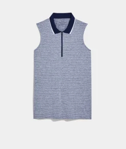 Swim & Cover-Ups<Vineyard Vines Girls' High Neck Tipped Bikini Whale Naut Navy