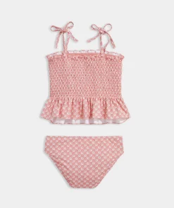 Swim & Cover-Ups<Vineyard Vines Girls' Knot Bikini BStripe PFruitMarsh