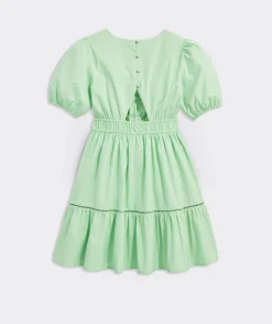 Dresses<Vineyard Vines Girls' Long-Sleeve Everyday Dress Tiny Floral-JakeBlue